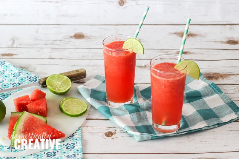 Image for Watermelon Lime Spritzer – Summer Drink Recipe