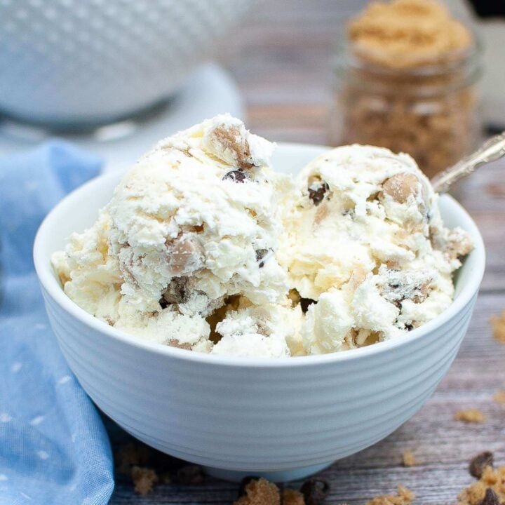 Image for Chocolate Chip Cookie Dough Ice Cream (Easy No-Churn Recipe)