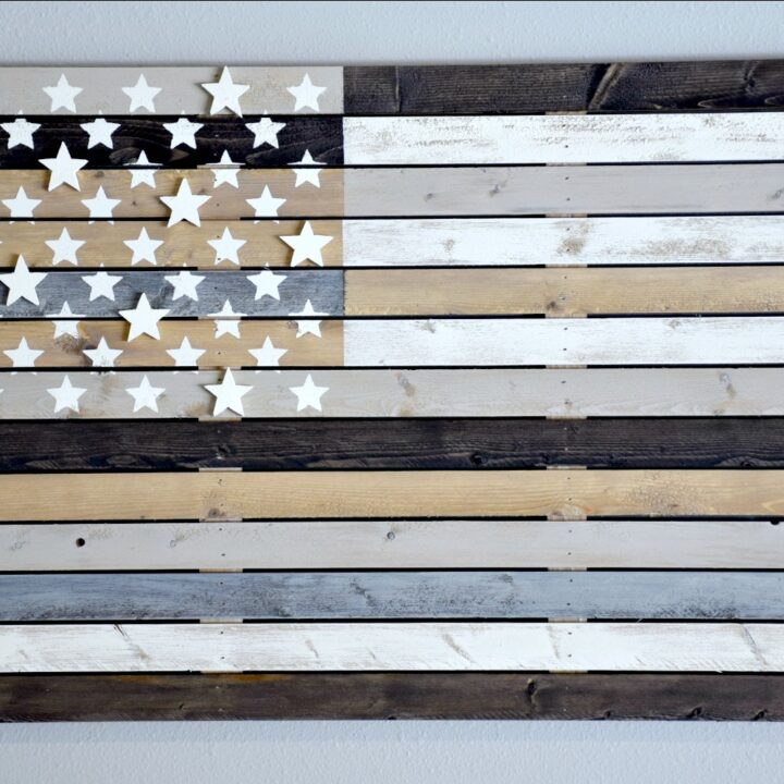 Image for DIY Weathered Wood American Flag