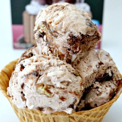 Image for Fudgy German Chocolate Ice Cream Cake Cups