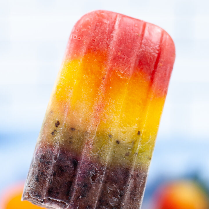 Image for The BEST Fruity Cocomelon Rainbow Popsicles