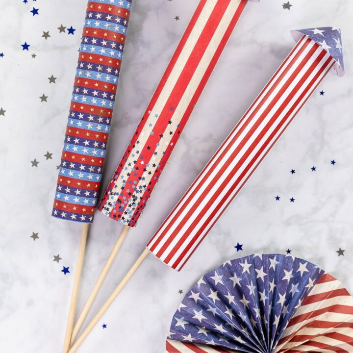 Image for Easy Kid-Friendly Fireworks Craft