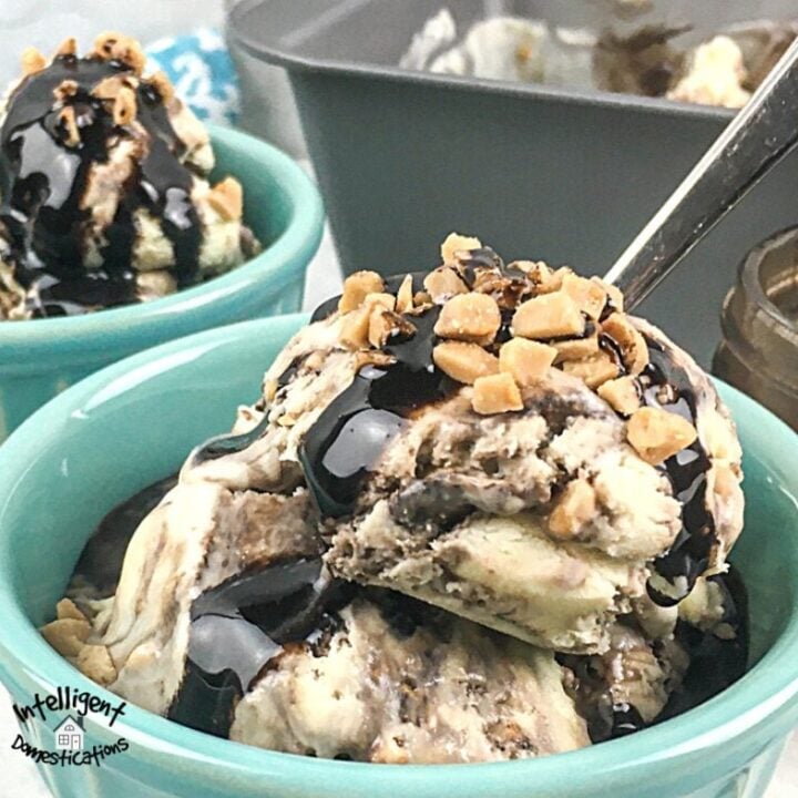 Image for No-Churn Chocolate Toffee Ice Cream Recipe