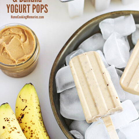 Image for Peanut Butter and Banana Yogurt Pops Recipe