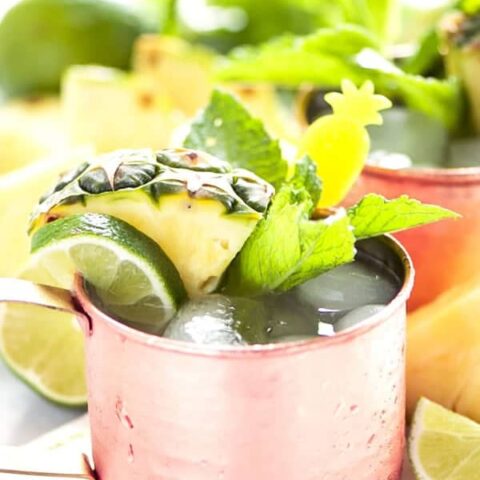 Image for Simple Pineapple Moscow Mule Recipe