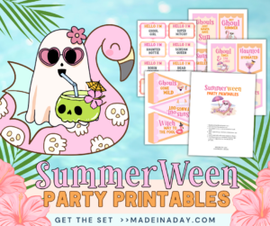 Spooky Summerween Party Banner Set