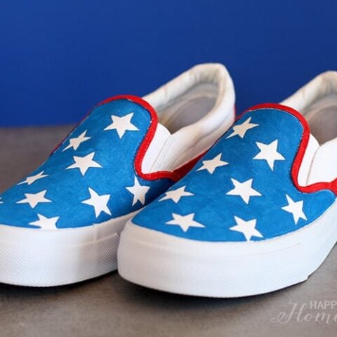 Image for DIY Star Spangled 4th of July Shoes