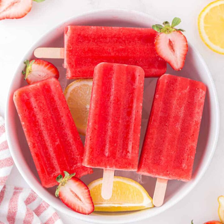 Image for Strawberry Lemonade Popsicles