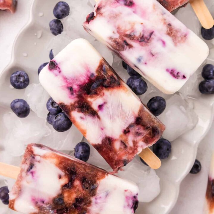 Image for Blueberry Yogurt Popsicles