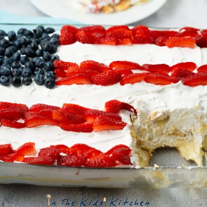 Image for American Flag Banana Pudding