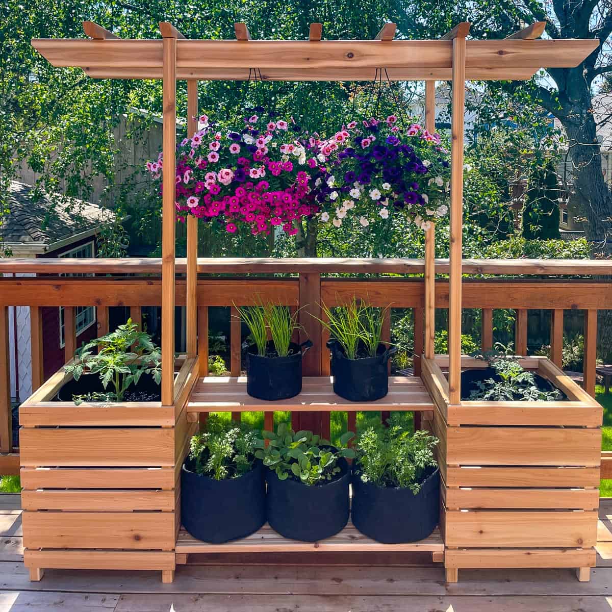 Image for DIY Tall Outdoor Plant Stand for Hanging Plants