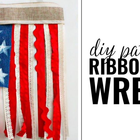 Image for DIY Ribbon Flag Wreath for the 4th of July