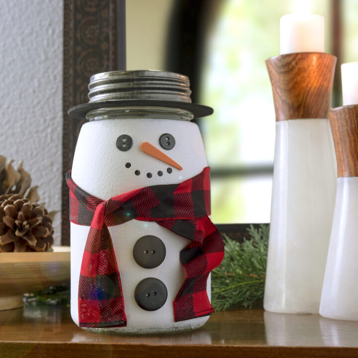 Image for DIY Snowman Mason Jar That’s Almost Too Adorable to Gift