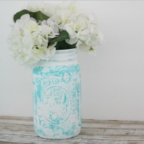 Image for Stamped Mason Jar and Spring Mason Jar Inspiration