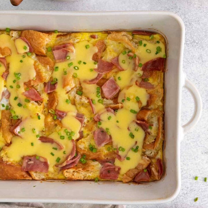 Image for Eggs Benedict Croissant Casserole