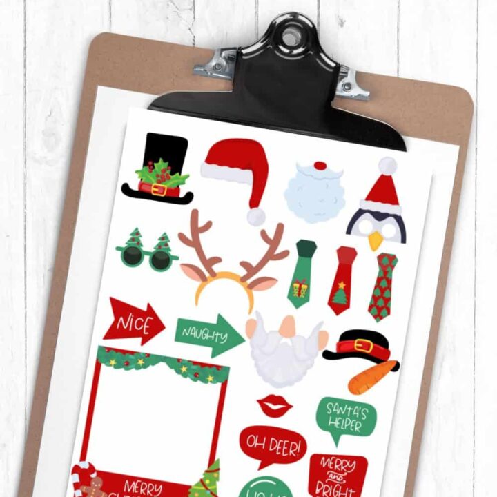 Image for Elf on the Shelf Photo Prop Printables
