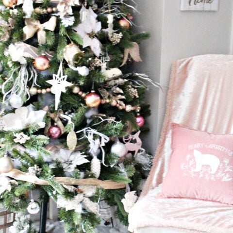 Image for Elegant Christmas Tree With Blush And Metallics