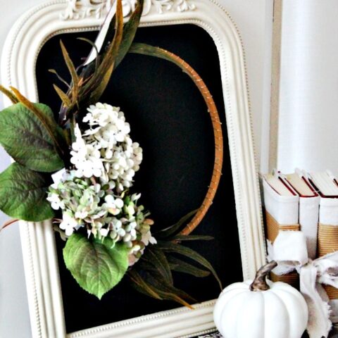 Image for Printable and DIY Minimalistic Fall Wreaths