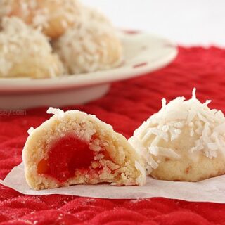 Image for Cherry Coconut Snowball Cookies