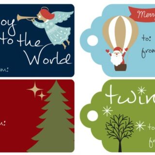 Image for FREE Printable Christmas Gift Tags