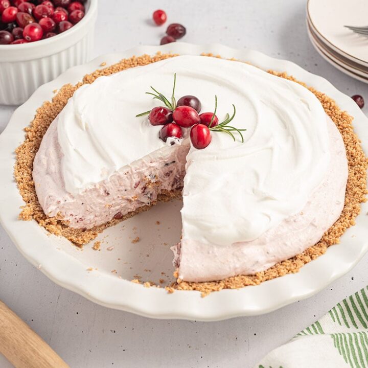 Image for No Bake Cranberry Cream Pie