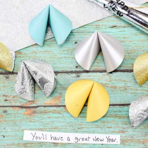 Image for New Year’s Eve Fun Paper Fortune Cookies Craft