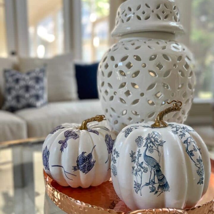 Image for Shortcut Decoupage DIY Pumpkins with Napkins and Mod Podge