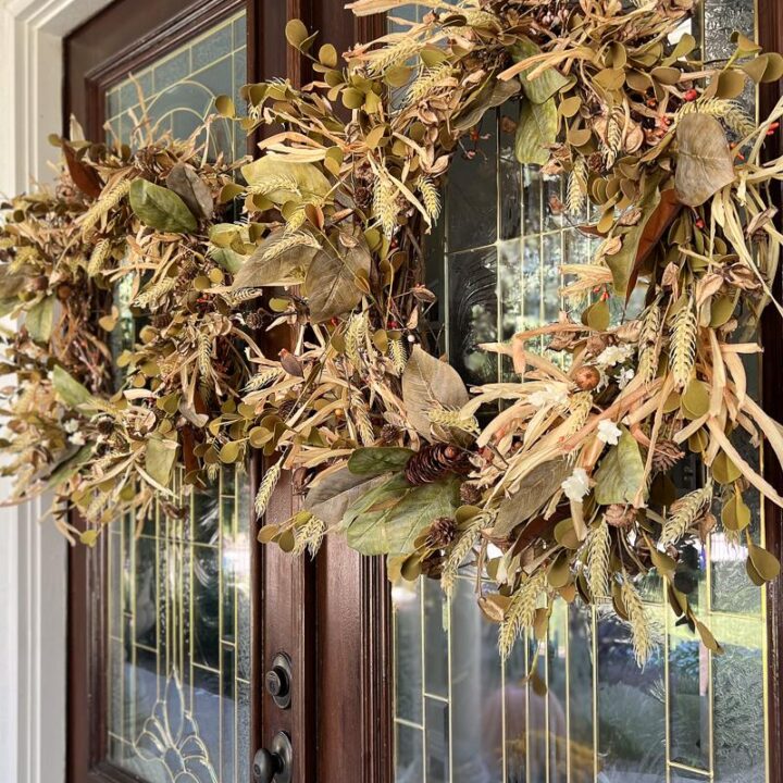 Image for The Easiest DIY Wreath Ever for a Fabulous Fall Front Door