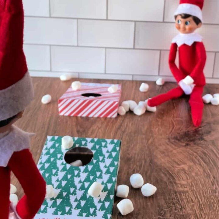 Image for Printable Elf Cornhole Game