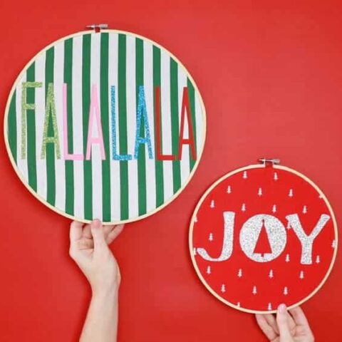 Image for Embroidery Hoop Crafts: Fabric Holiday Hoops