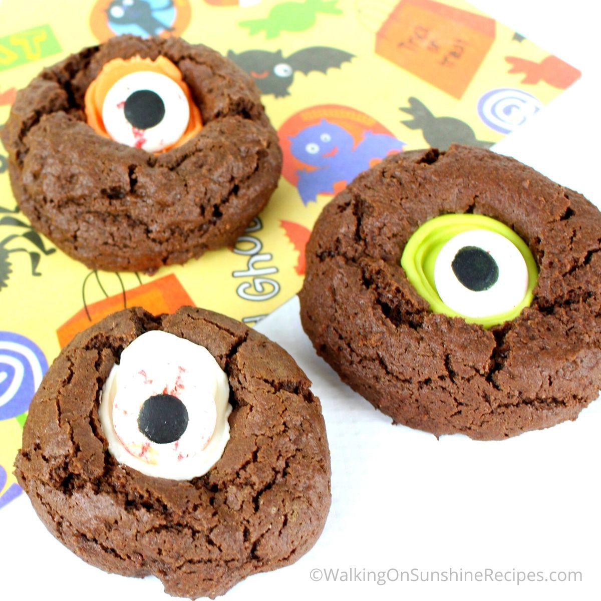 Image for Halloween Thumbprint Cookies with Scary Googly Eyes