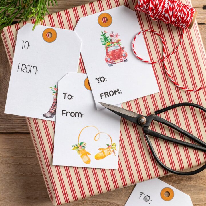 Image for Printable Christmas Gift Tags to Download for Free