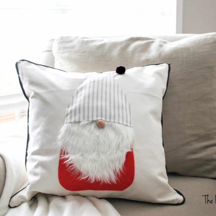 Image for DIY Christmas Gnome Pillow Cover
