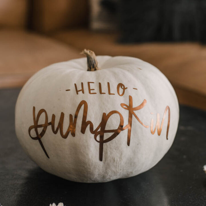 Image for Hello Pumpkin! Free cut file + Matte Metallic Pumpkins