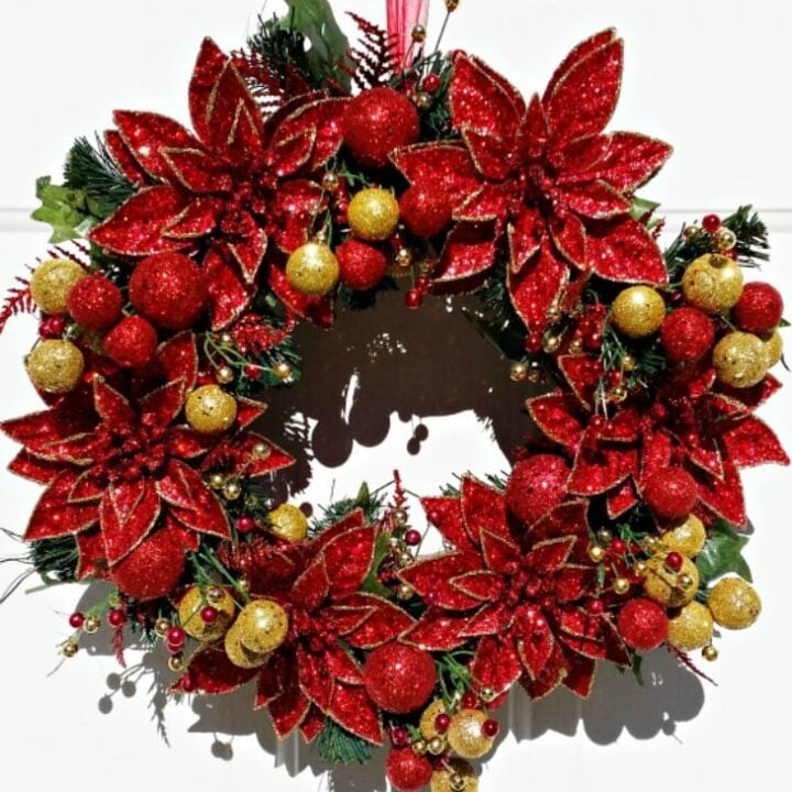 Image for Poinsettia Christmas Wreath Tutorial