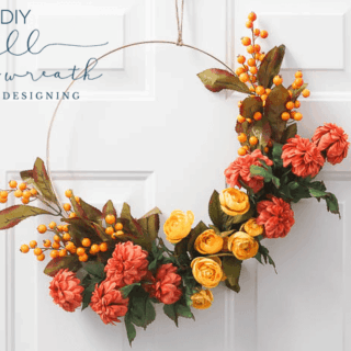 Image for How to make a Fall Hoop Wreath