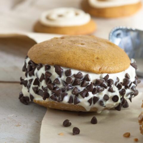 Image for Pumpkin Ice Cream Sandwiches