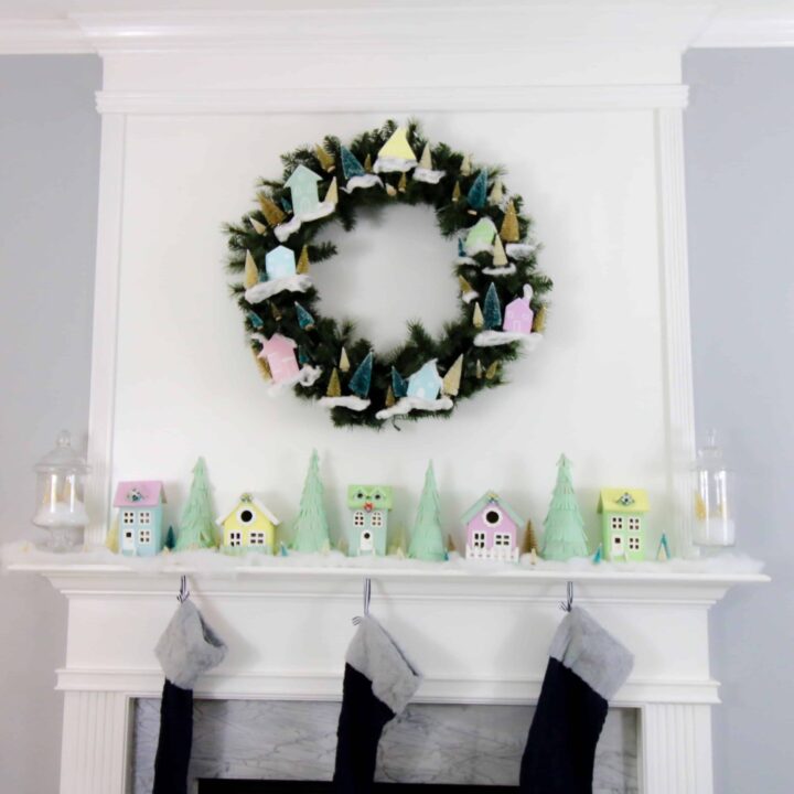 Image for DIY Christmas Village Mantel Display