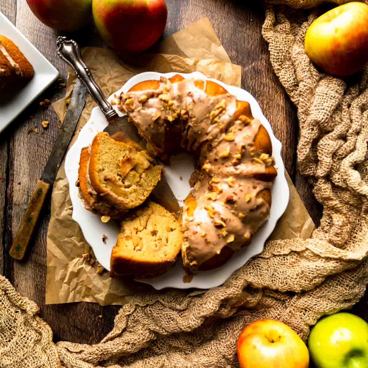 Image for Jewish Apple Cake with Cider Glaze