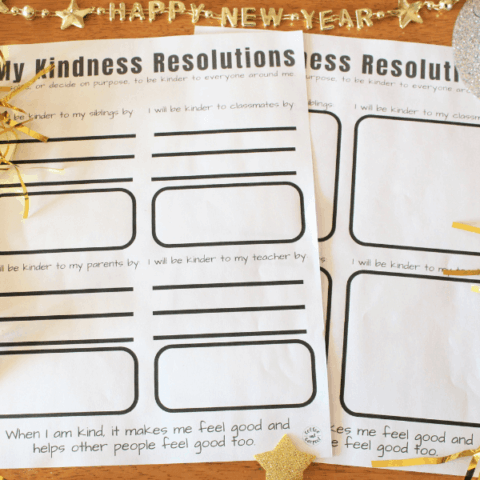 Image for New Years Resolutions for Kids To Encourage Them to Be Kinder