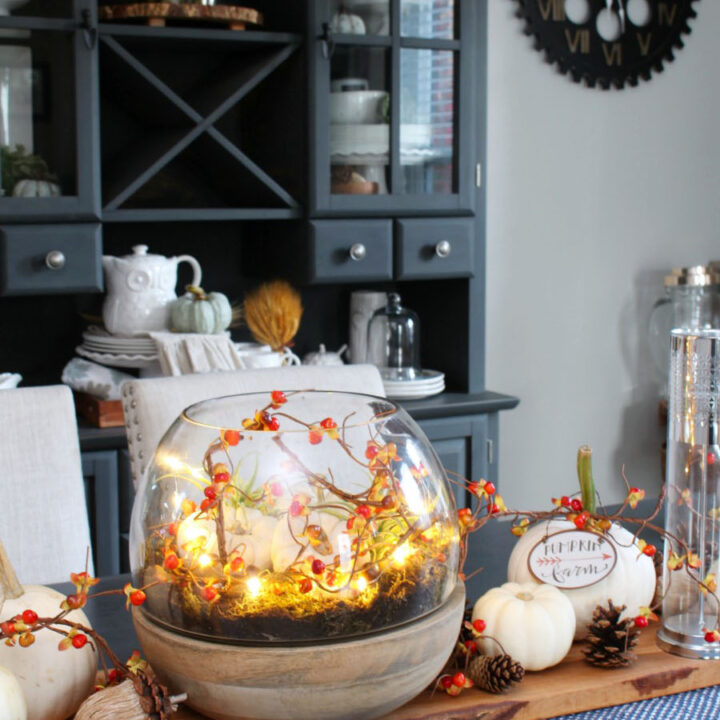 Image for Lighted Fall Terrarium