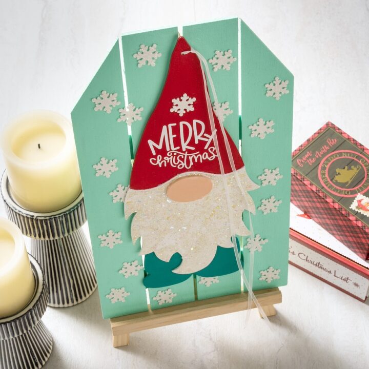 Image for Festive Wood Gnome Christmas Decor