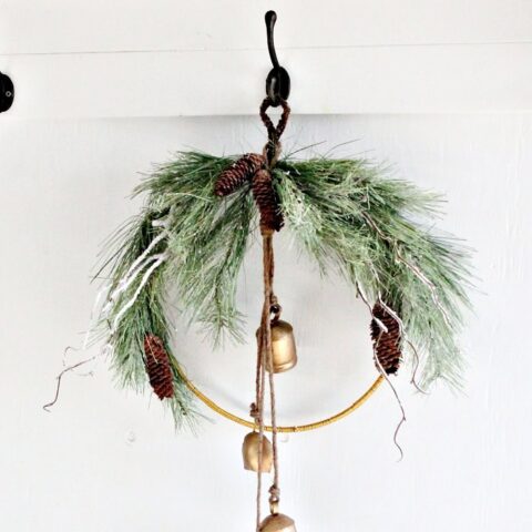 Image for Simple Christmas Wreath with Bells – Easy DIY Christmas Decor on a Budget
