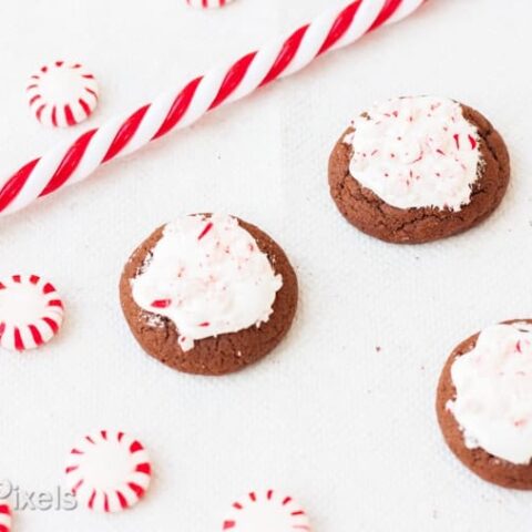 Image for Spiced Hot Chocolate Peppermint Cookies