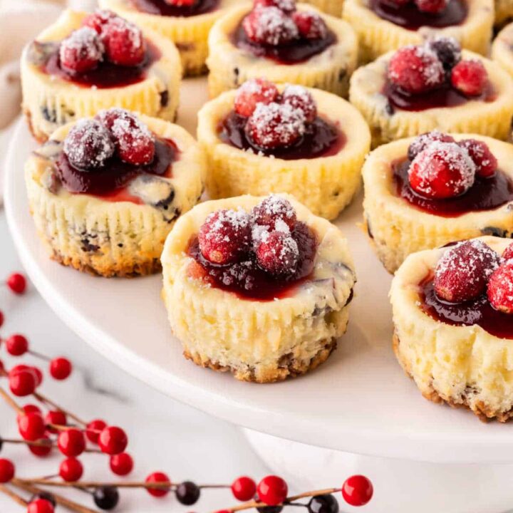 Image for Cranberry White Chocolate Cheesecake