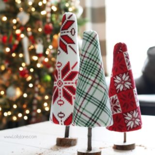 Image for diy ugly sweater trees craft