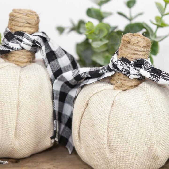 Image for Make This Dollar Tree Fabric Pumpkin Super Quick!