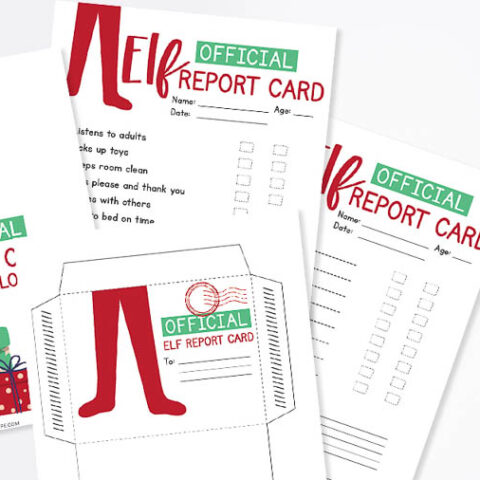 Image for Elf on the Shelf Report Card Printable