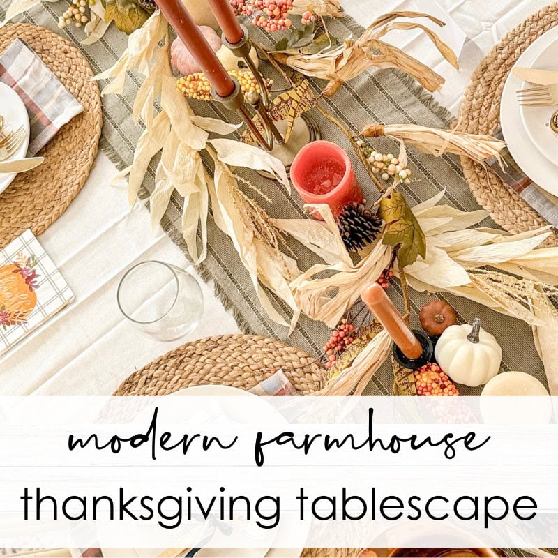Image for Stylish Thanksgiving Table Settings & Free Printable Place Cards