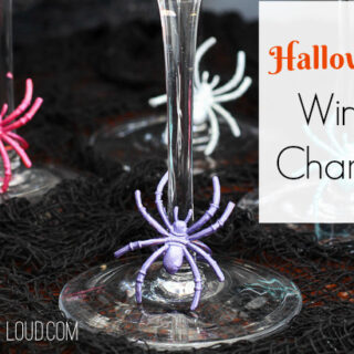 Image for Spider Halloween Wine Charms